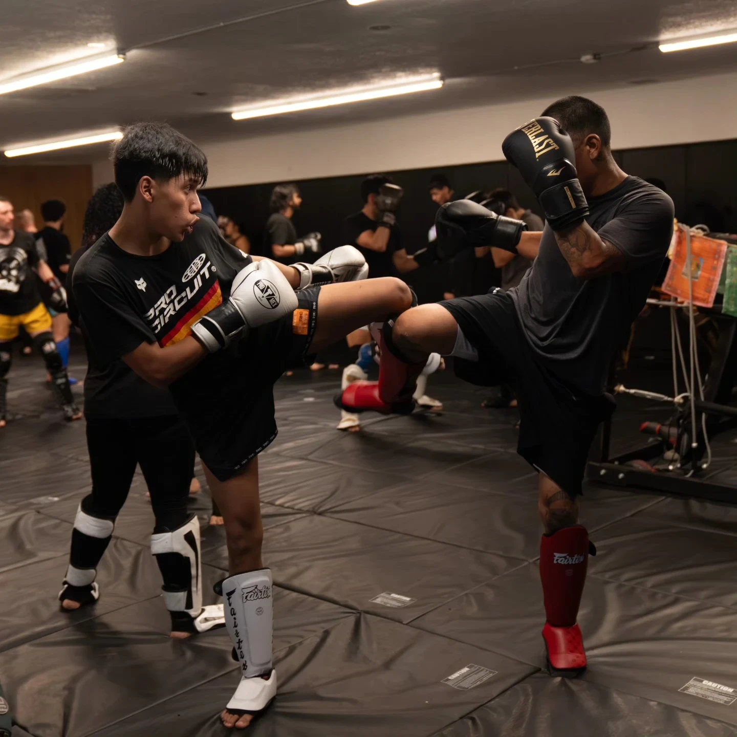 Students training at The Martial Club