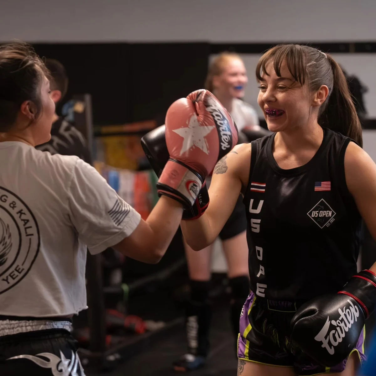 Adult martial arts training